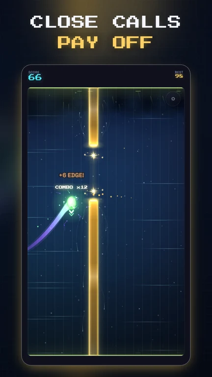 Toxic skims the edge of an Ion Storm gate with a twelve-times combo